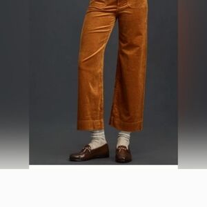 Maeve Rust Ankle Cropped Pants